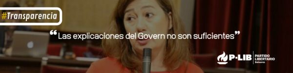 Las explicaciones del Govern Balear no son suficientes